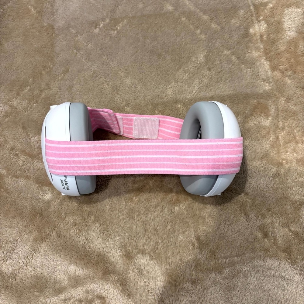 Alpine Muffy Baby Ear Protection Headphones Noise Cancelling Infant Toddler Pink